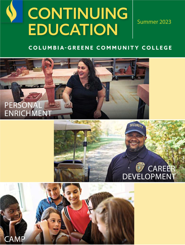 Continuing Education Catalog ColumbiaGreene Community College