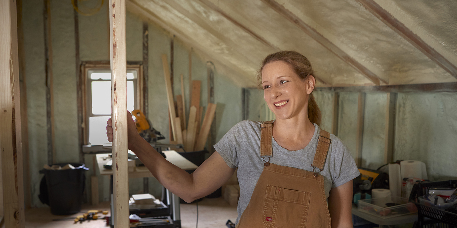 Construction Technology student Molly Pope